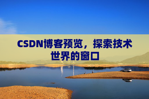 CSDN博客预览,探索技术世界的窗口